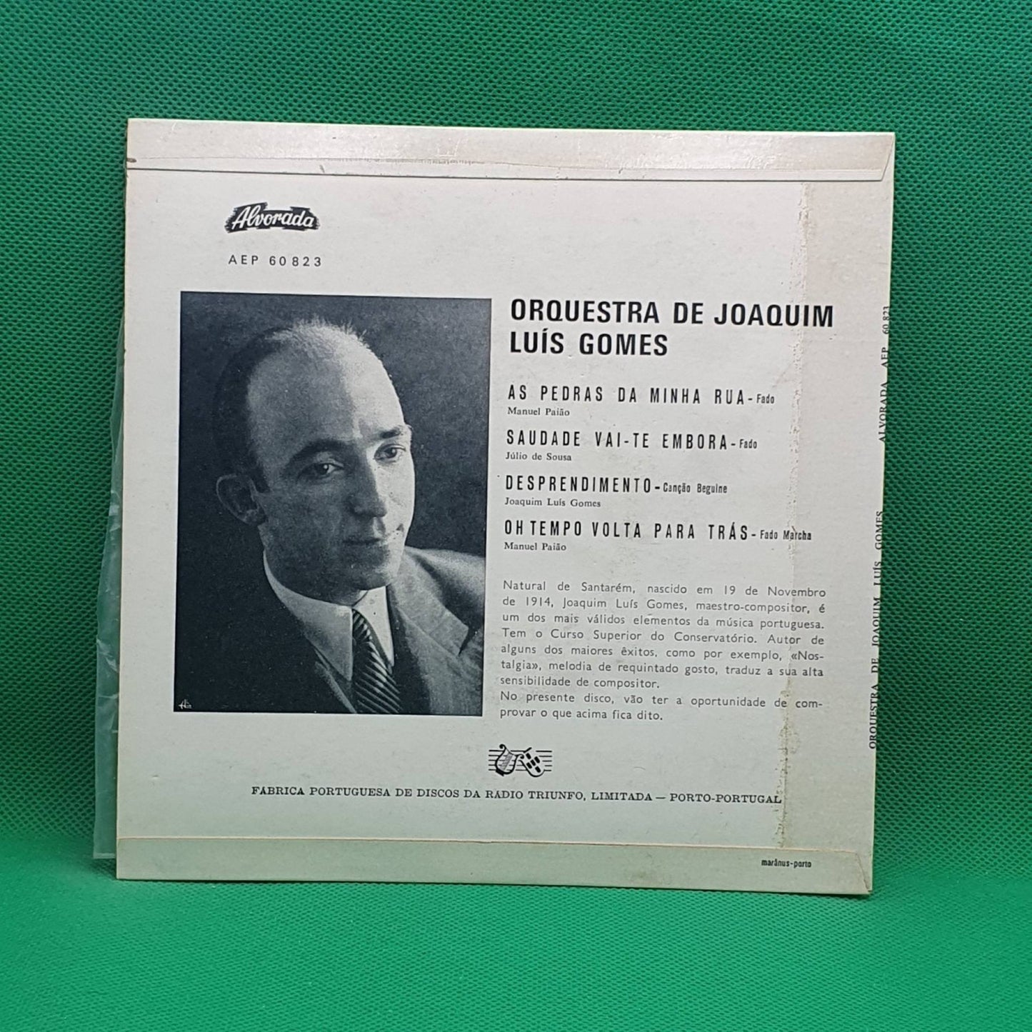 Joaquim Luís Gomes E A Sua Orquestra ‎– As Pedras Da Minha Rua - Vinyl Store Online
