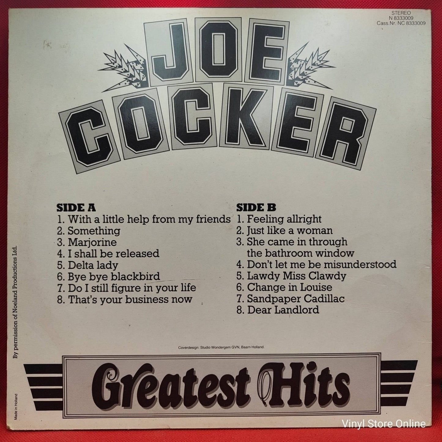 Joe Cocker ‎– 16 Greatest Hits - Vinyl Store Online