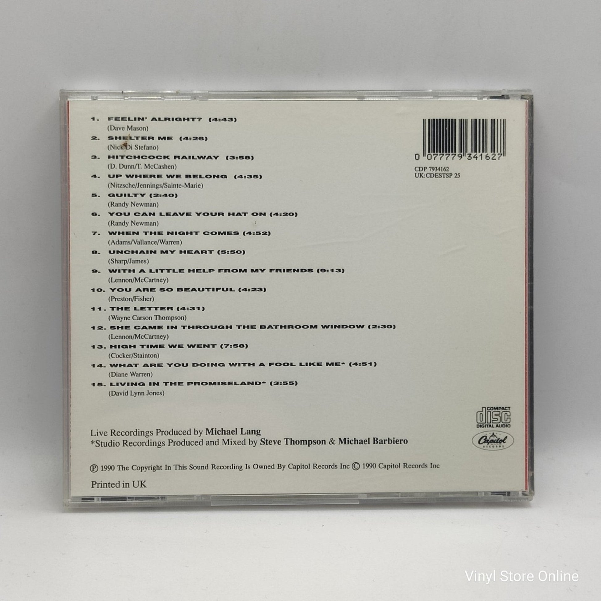 Joe Cocker ‎– Joe Cocker Live - Vinyl Store Online