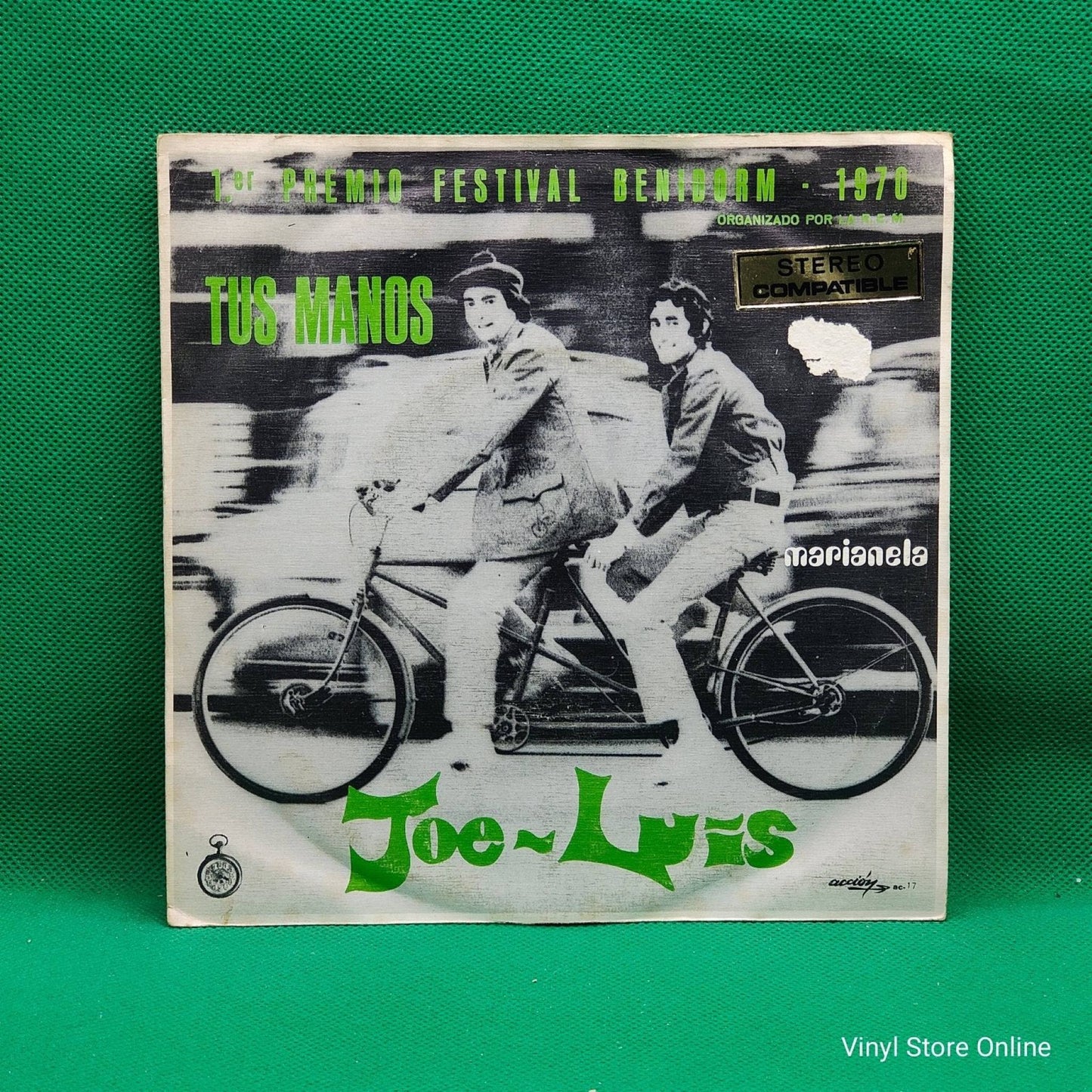 Joe e Luis ‎– Tus Manos / Marianela - Vinyl Store Online