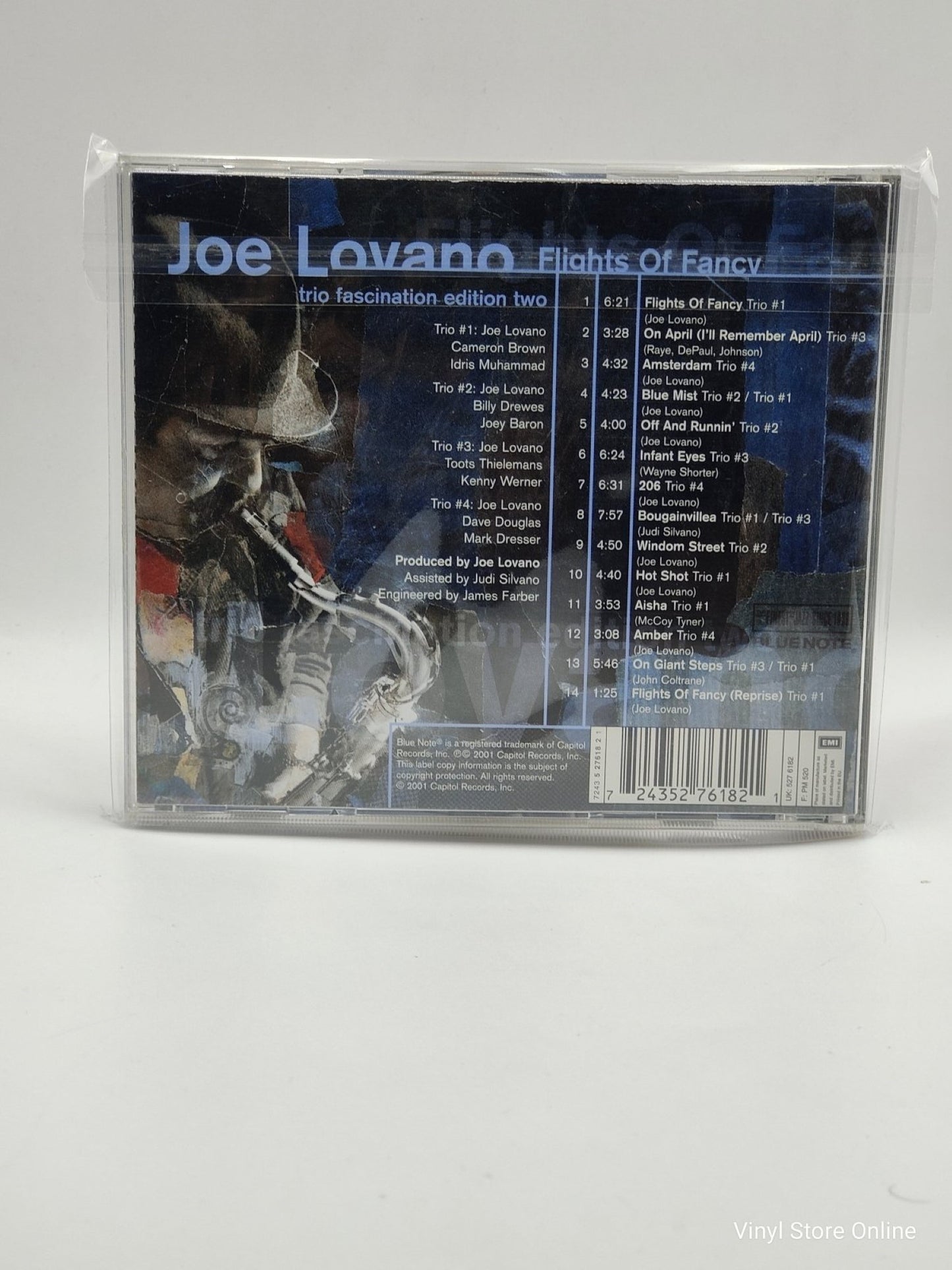 Joe Lovano ‎– Flights Of Fancy - Trio Fascination Edition Two - Vinyl Store Online