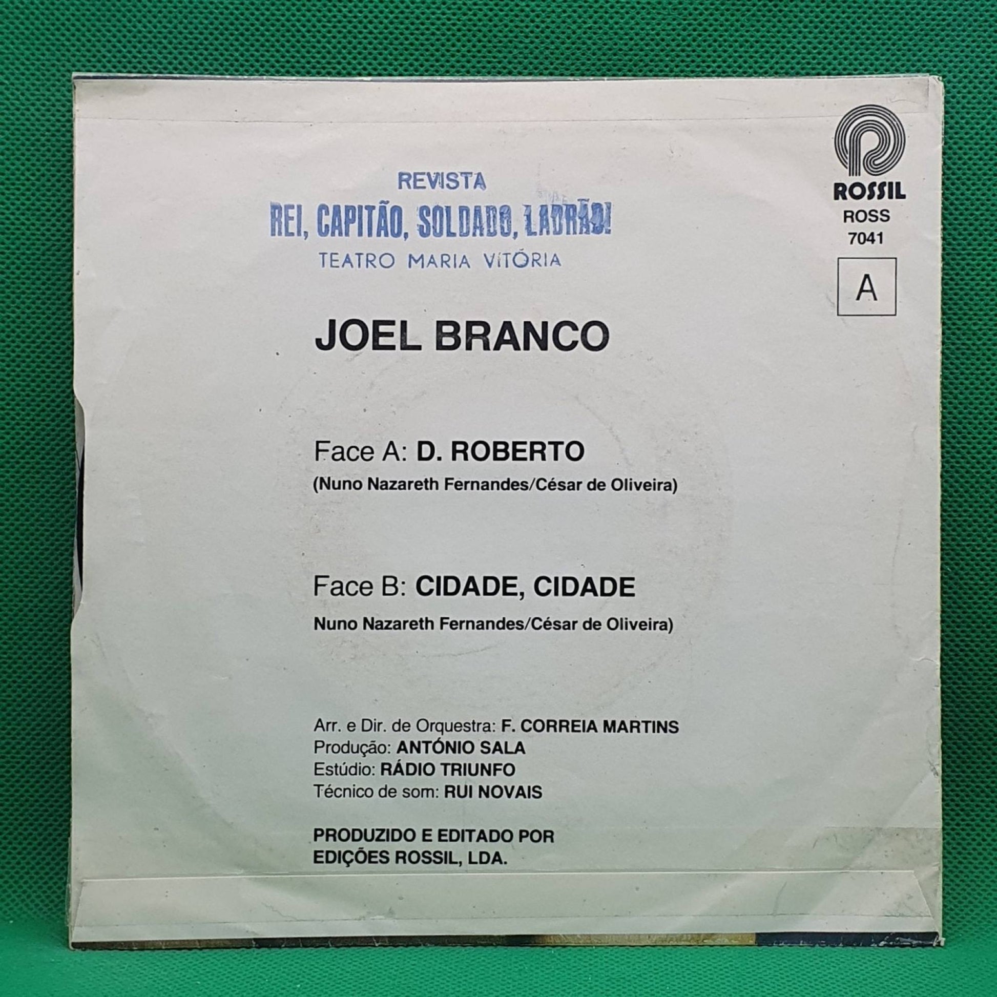 Joel ‎– D. Roberto - Vinyl Store Online