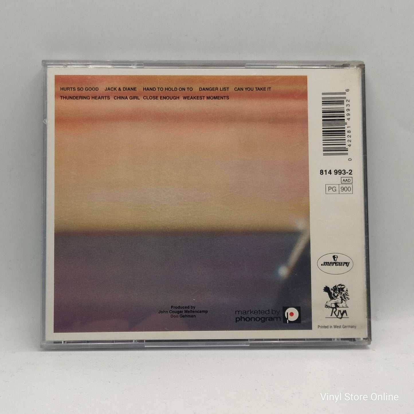 John Cougar ‎– American Fool - Vinyl Store Online