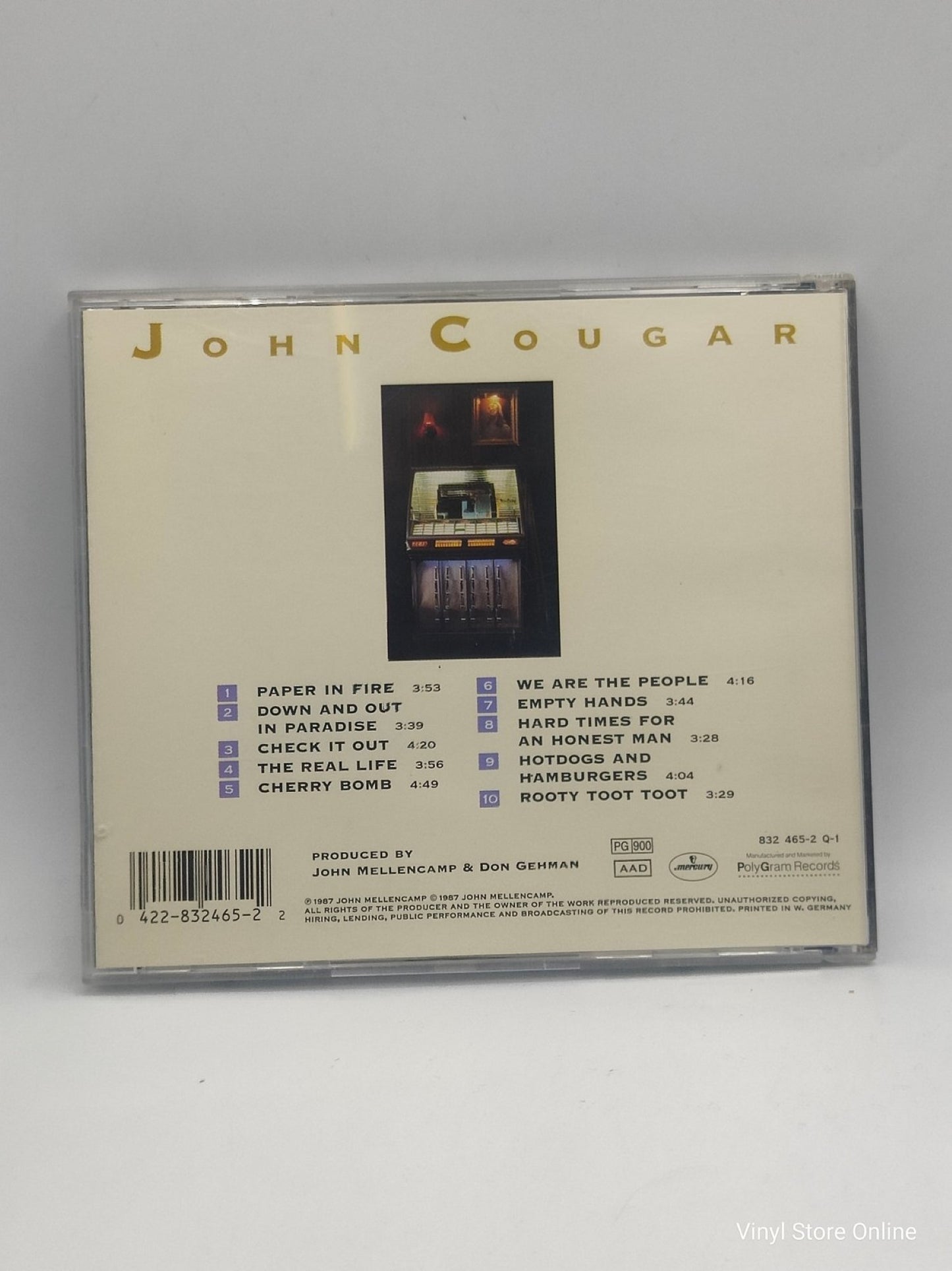 John Cougar Mellencamp ‎– The Lonesome Jubilee - Vinyl Store Online