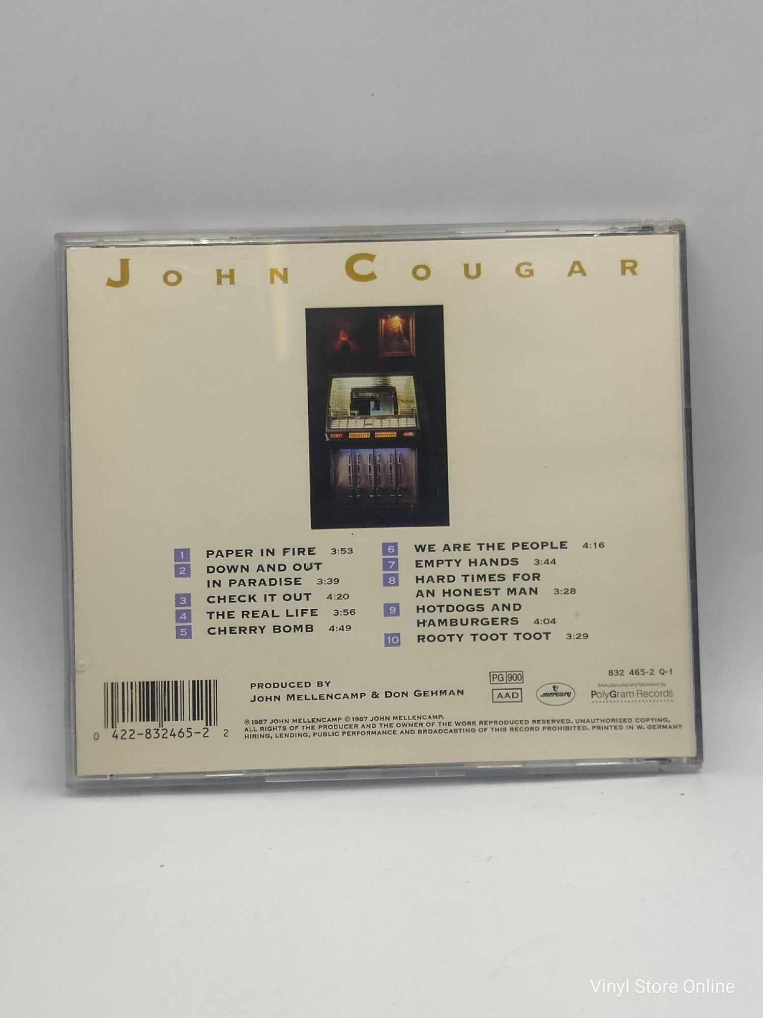 John Cougar Mellencamp ‎– The Lonesome Jubilee - Vinyl Store Online