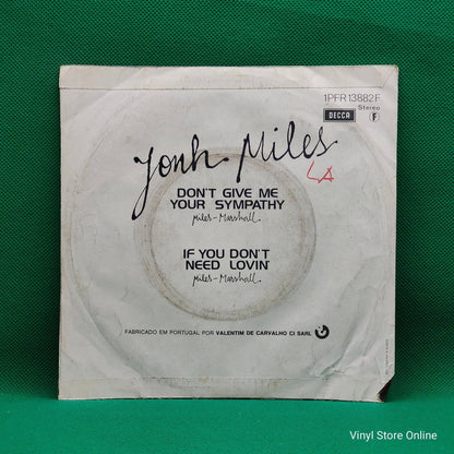 John Miles ‎– Don't Give Me Your Sympathy - Vinyl Store Online