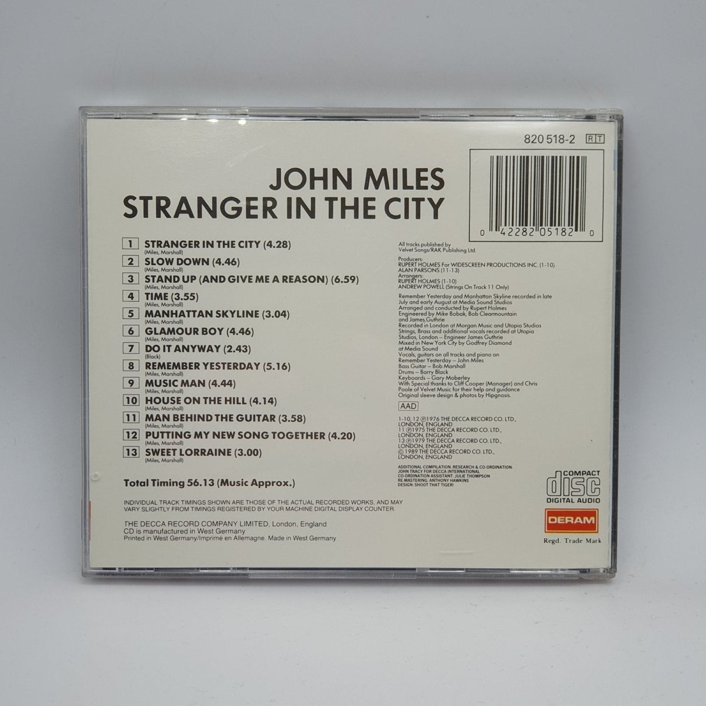 John Miles ‎– Stranger In The City - Vinyl Store Online