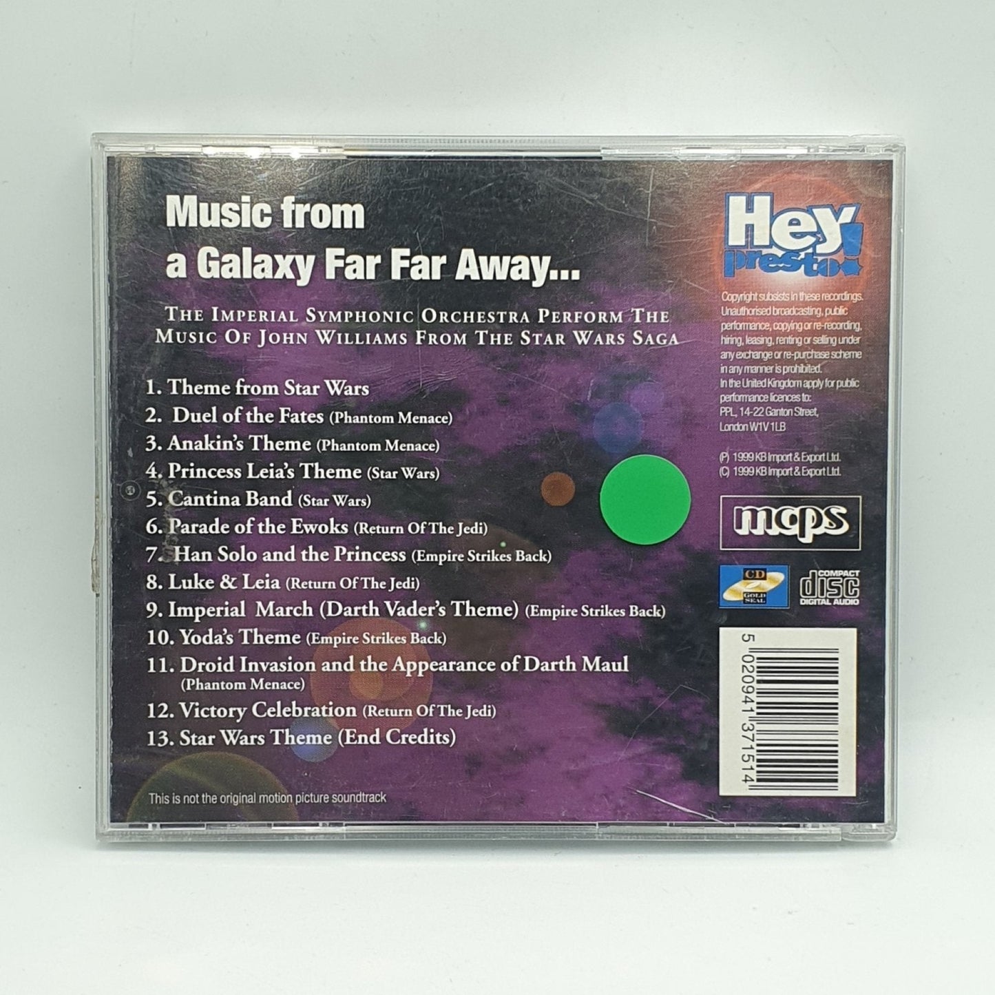 John Williams, The Imperial Symphonic Orchestra ‎– Music From A Galaxy Far Far Away - Vinyl Store Online