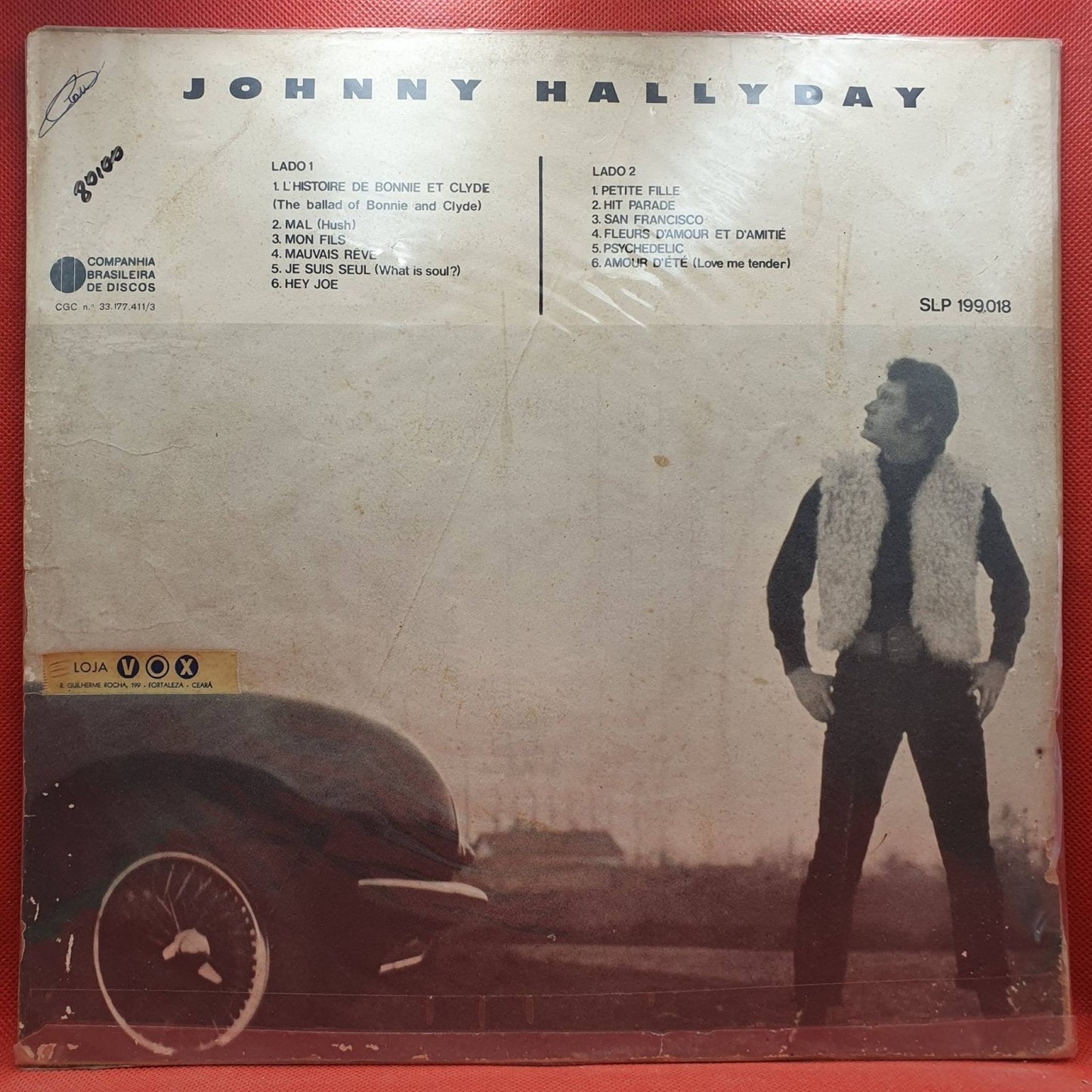 Johnny Hallyday ‎– Johnny Hallyday - Vinyl Store Online