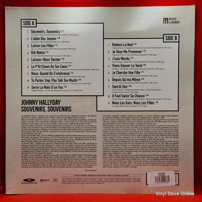 Johnny Hallyday ‎– Souvenirs, Souvenirs - Vinyl Store Online