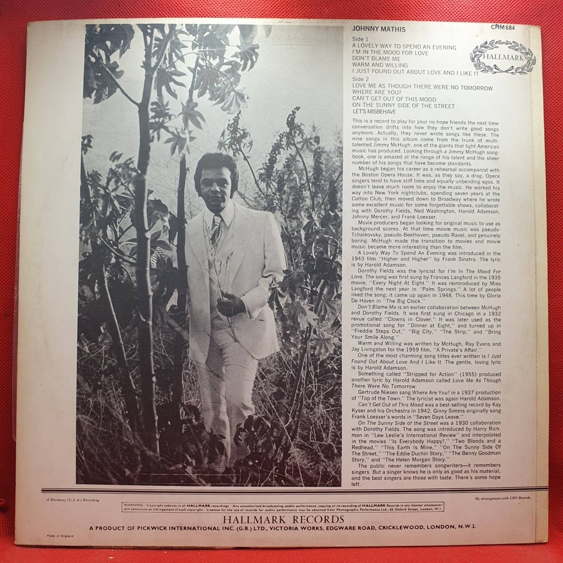 Johnny Mathis – Johnny Mathis - Vinyl Store Online