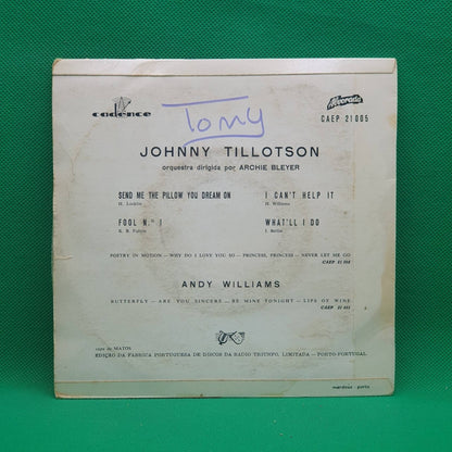 Johnny Tillotson ‎– Send Me The Pillow You Dream On - Vinyl Store Online