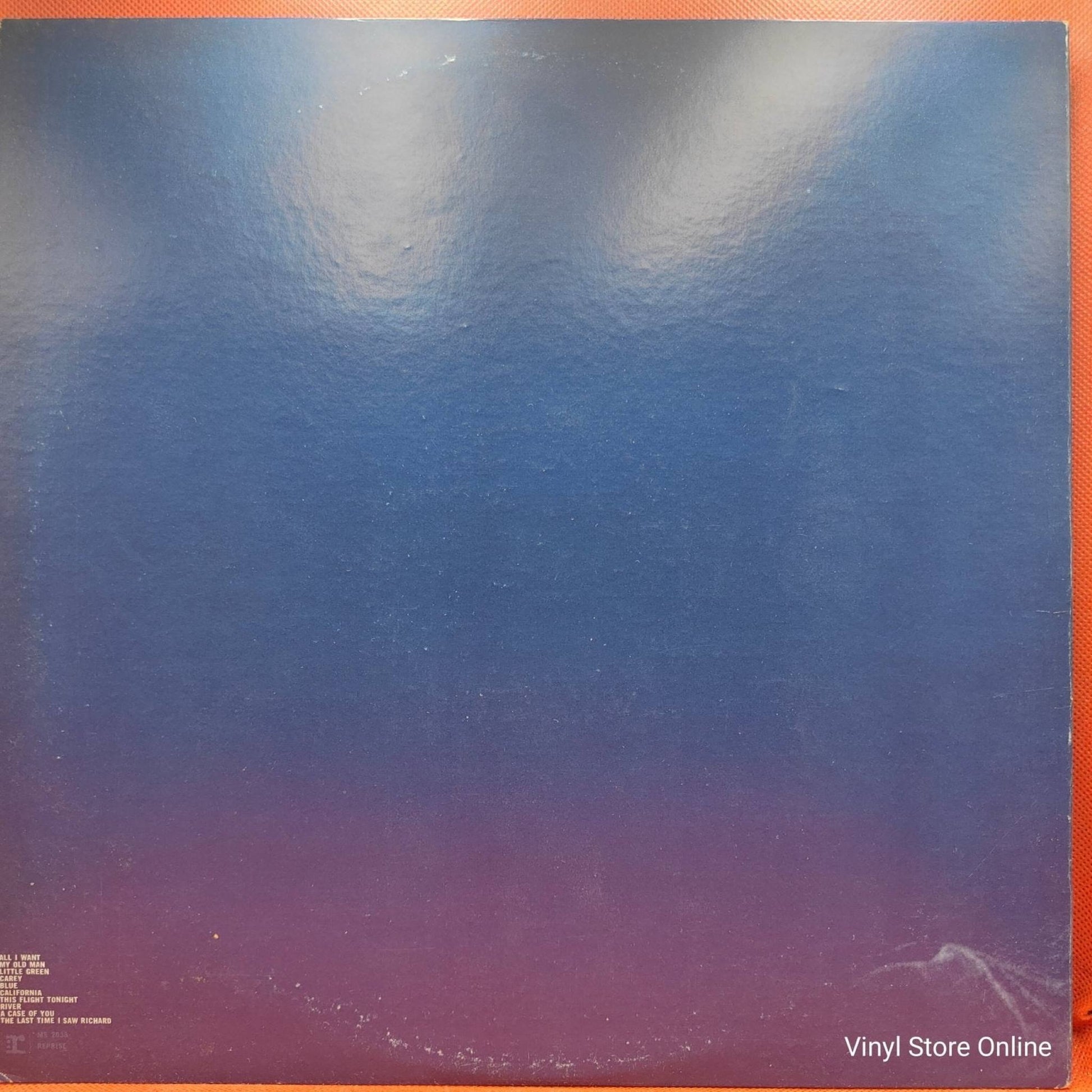 Joni Mitchell ‎– Blue - Vinyl Store Online