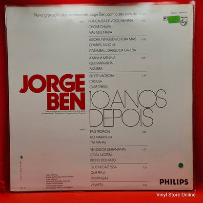Jorge Ben ‎– 10 Anos Depois - Vinyl Store Online