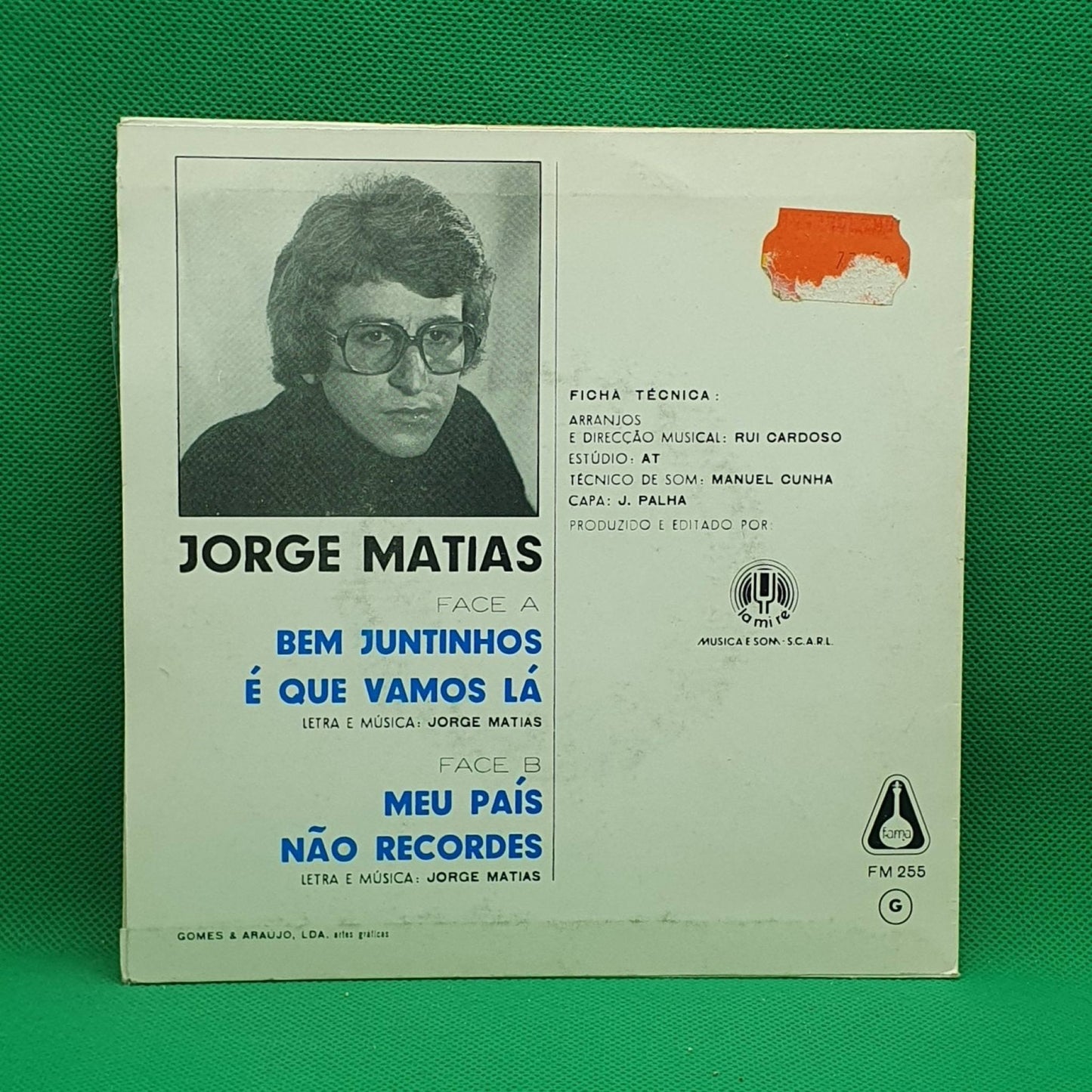 Jorge Matias ‎– Bem Juntinhos é Que Vamos Lá - Vinyl Store Online