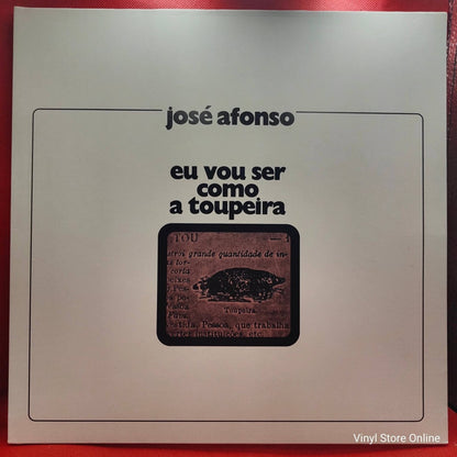 José Afonso ‎– Eu Vou Ser Como a Toupeira - Vinyl Store Online