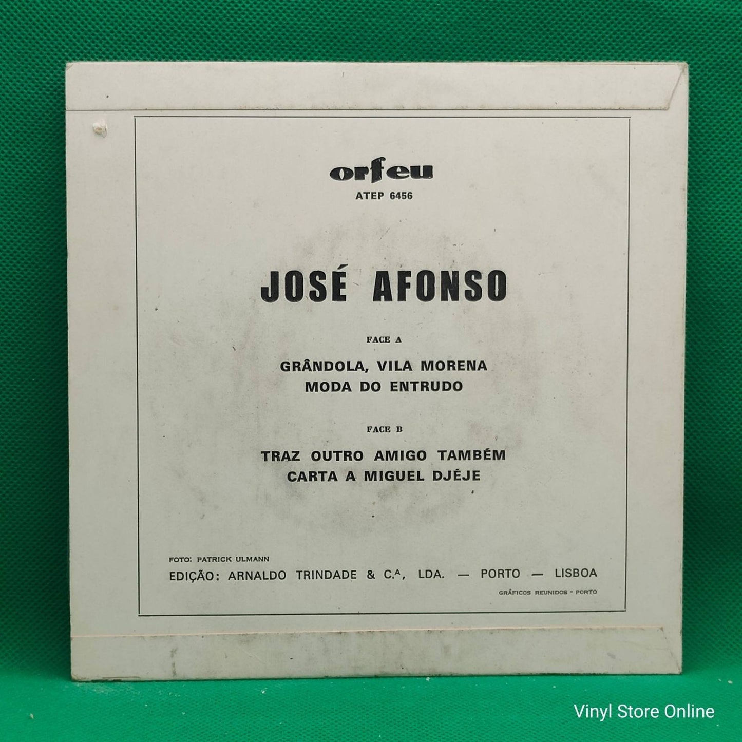 José Afonso ‎– Grândola, Vila Morena - Vinyl Store Online