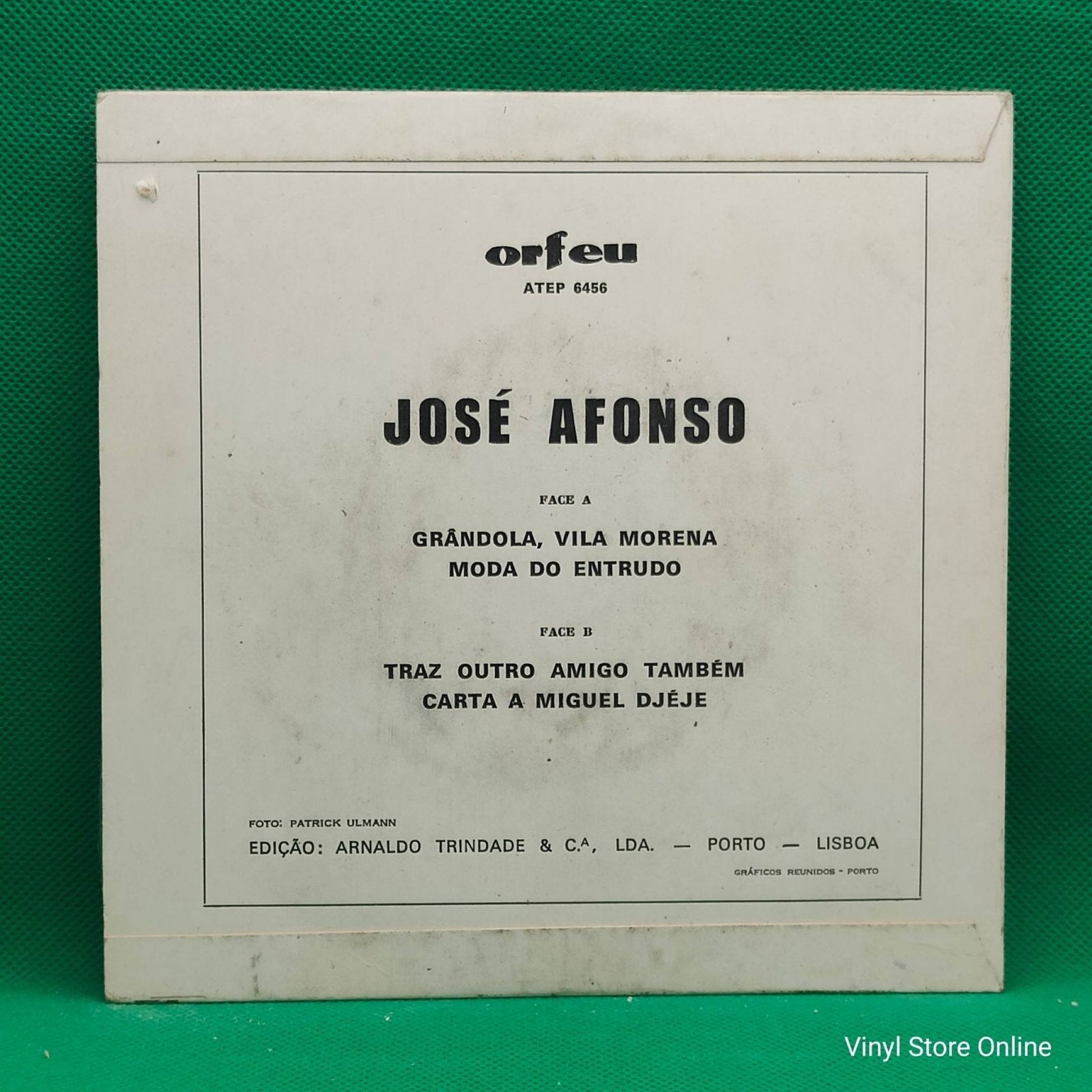 José Afonso ‎– Grândola, Vila Morena - Vinyl Store Online