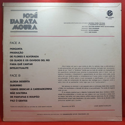 José Barata Moura – José Barata Moura - Vinyl Store Online