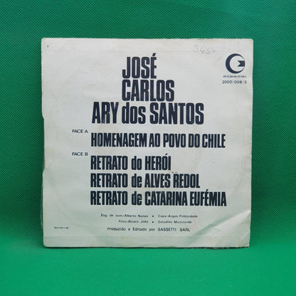 José Carlos Ary Dos Santos ‎– Homenagem Ao Povo Do Chile - Vinyl Store Online