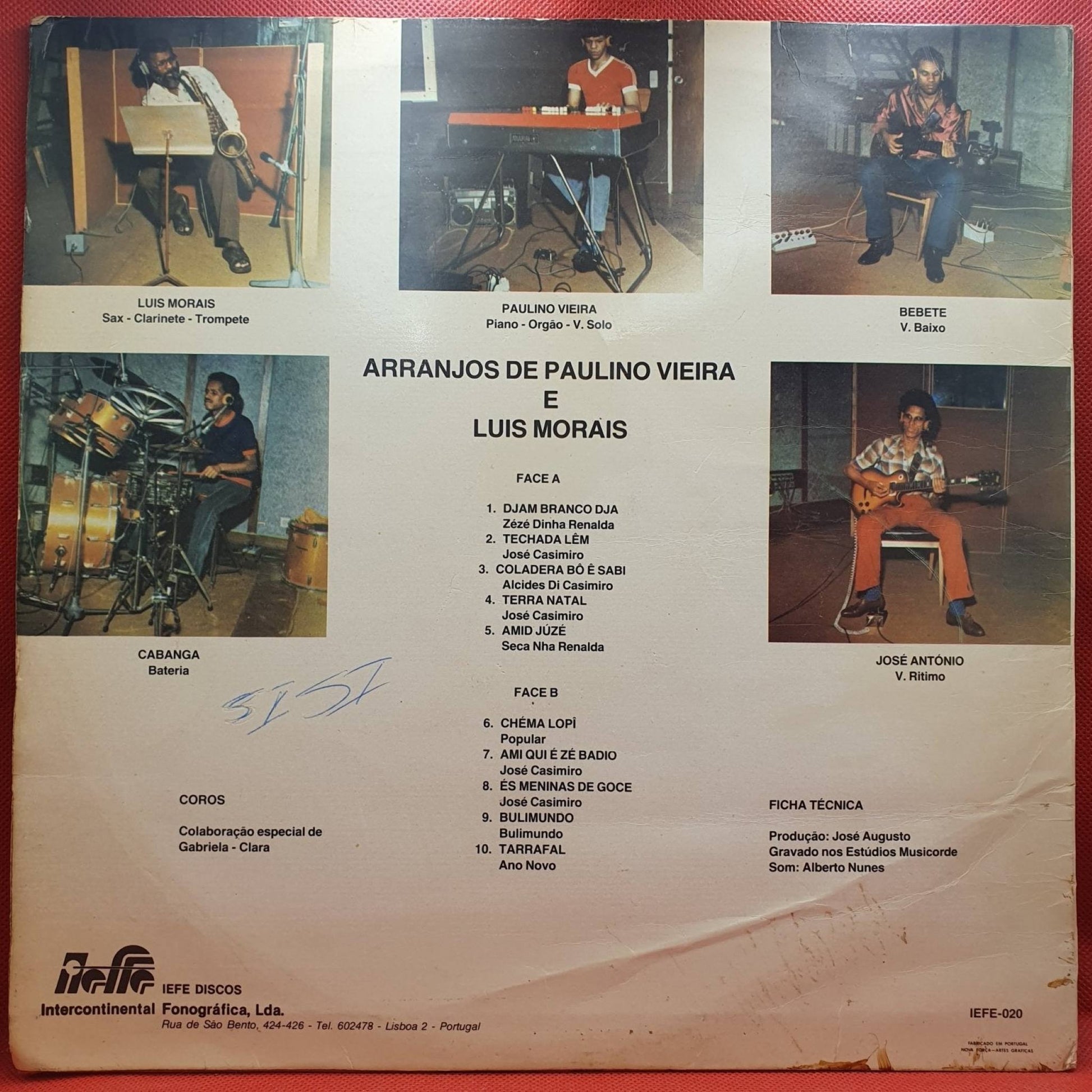 José Casimiro ‎– Cabo Verde Terra Natal - Vinyl Store Online