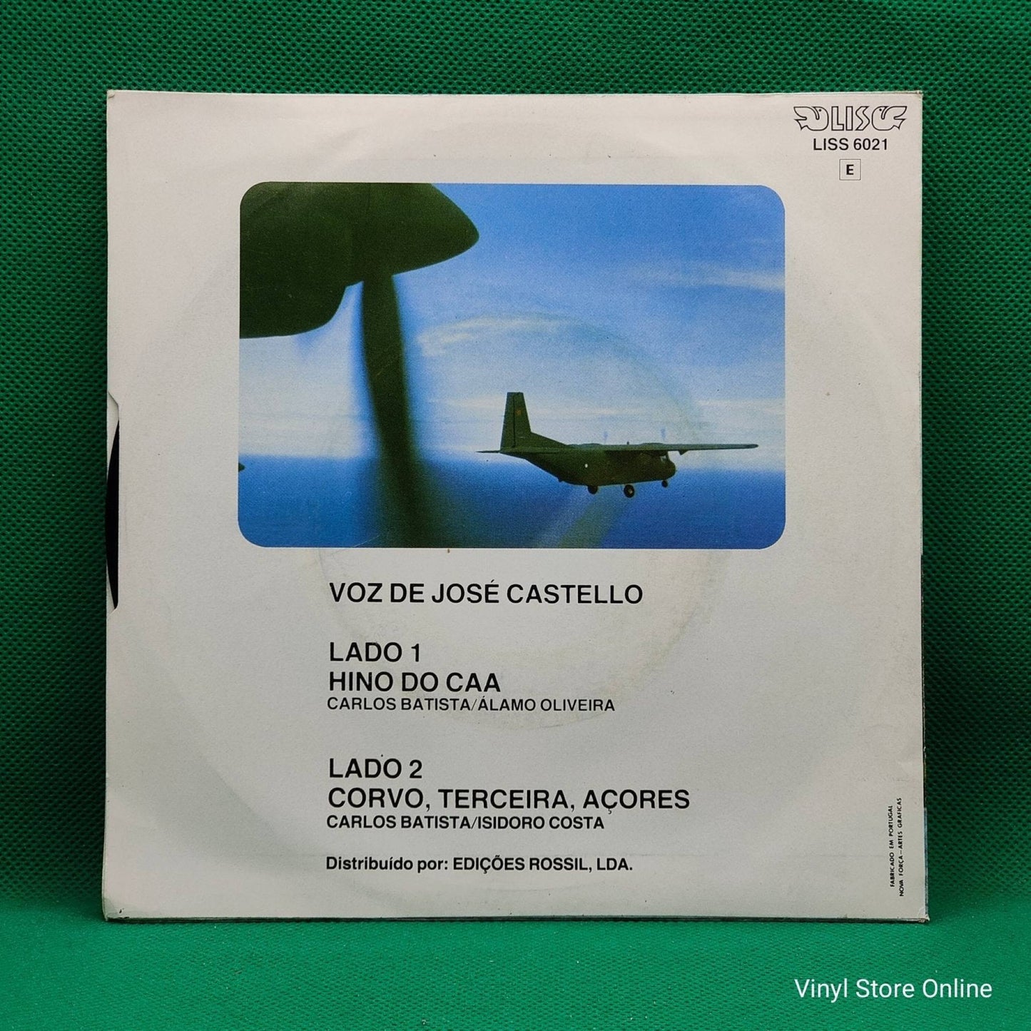 José Castello ‎– Hino Do Comando Aéreo Dos Açores - Vinyl Store Online