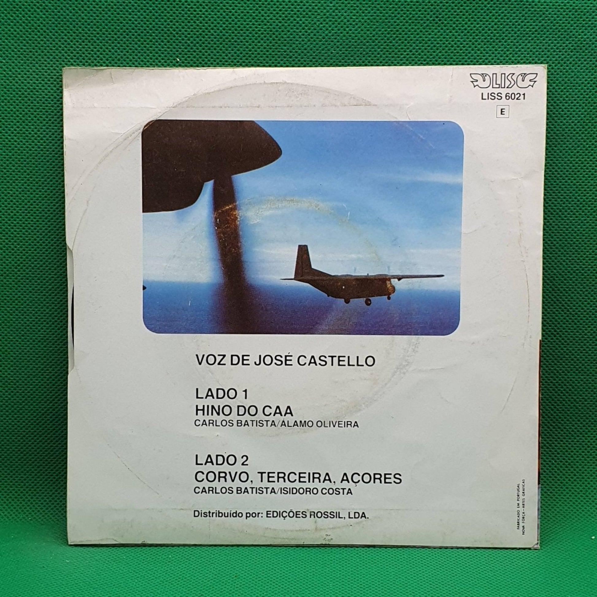 José Castello ‎– Hino Do Comando Aéreo Dos Açores - Vinyl Store Online