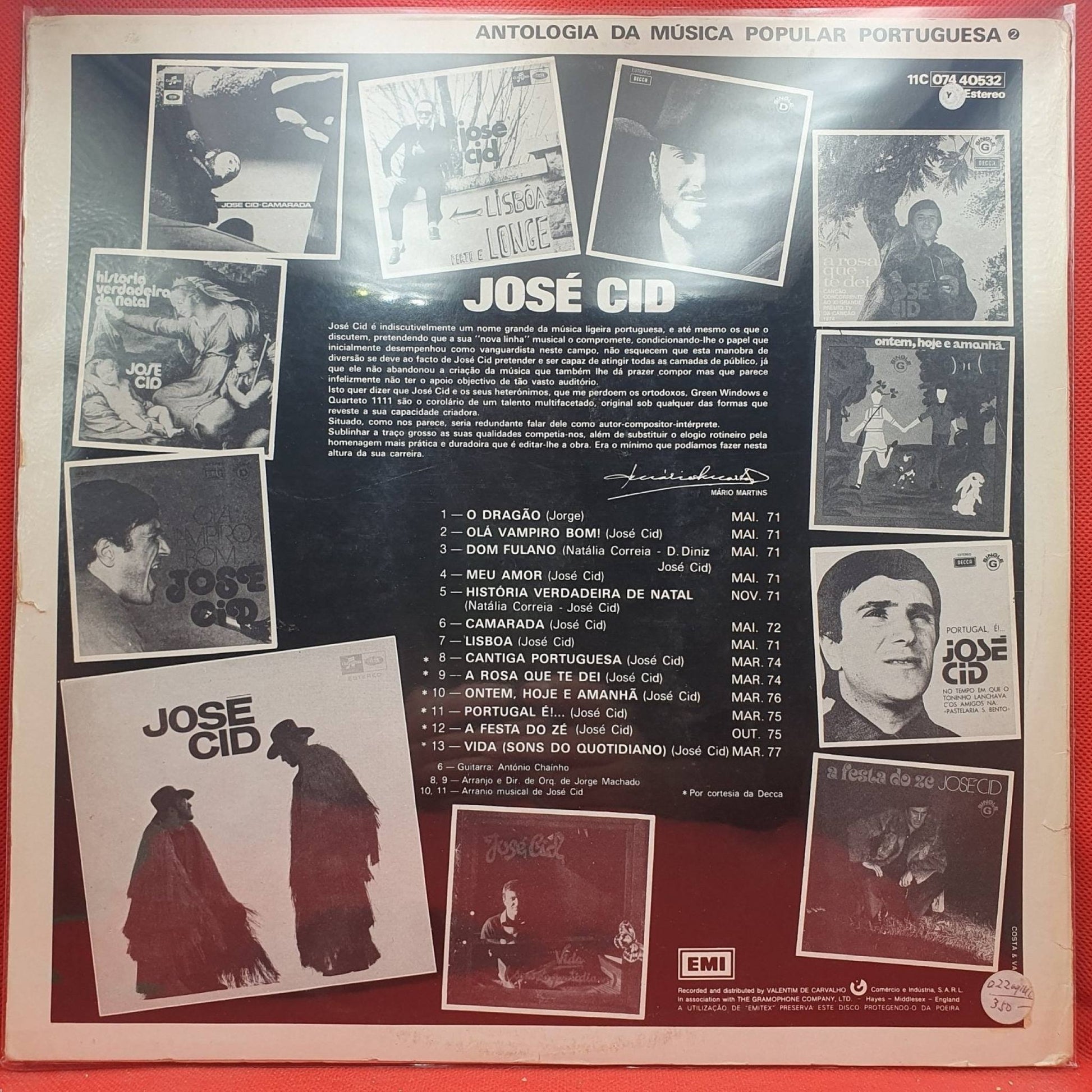 José Cid ‎– José Cid - Vinyl Store Online