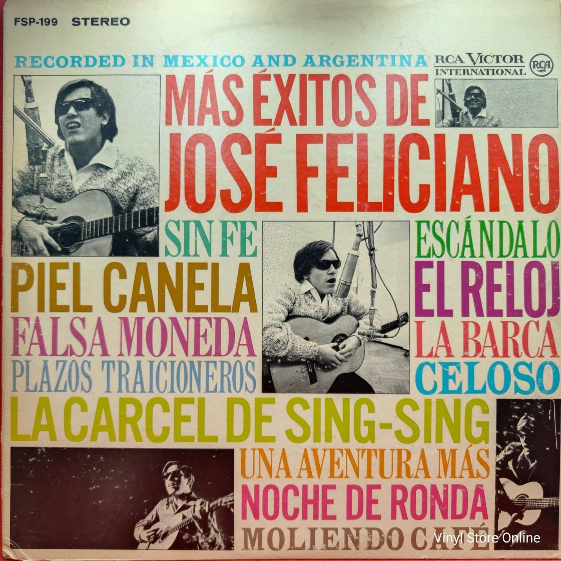 José Feliciano ‎– Más Éxitos De José Feliciano - Vinyl Store Online