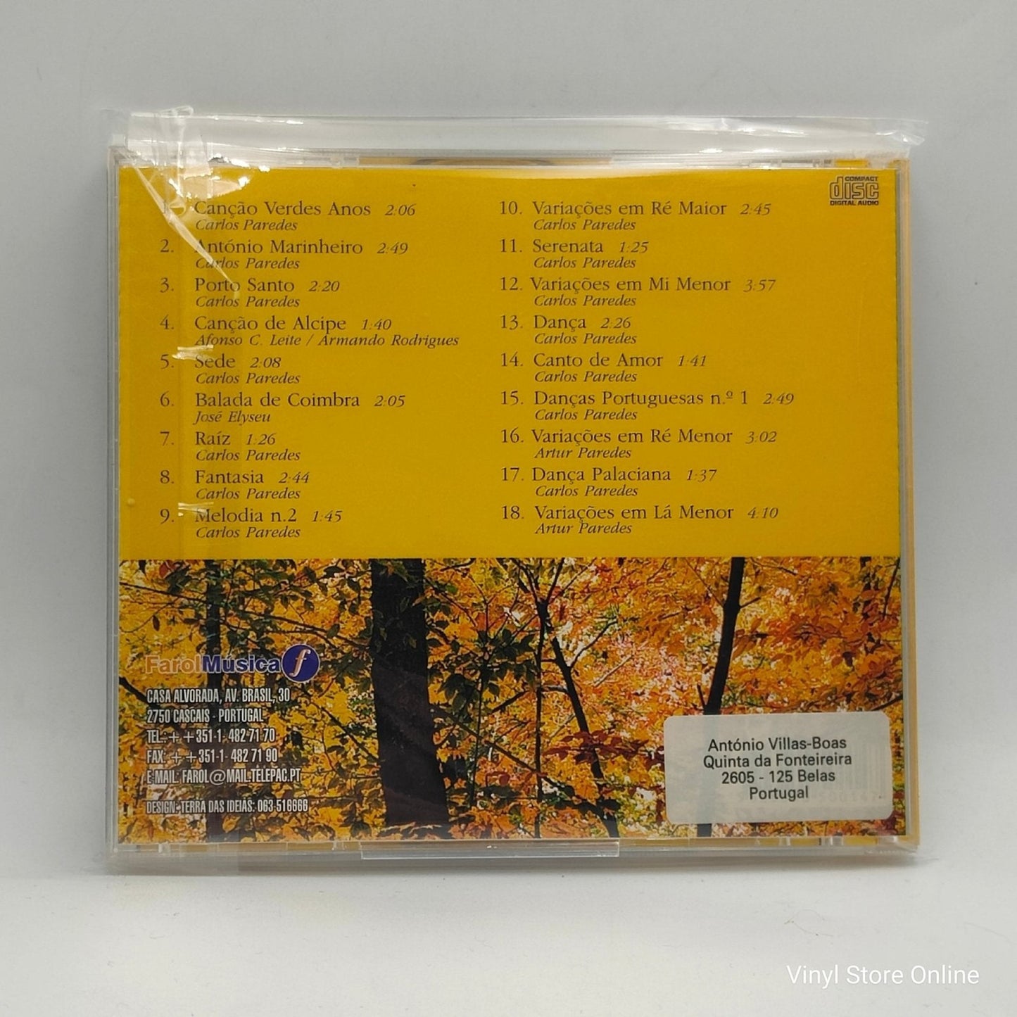 José Ferreira, Manuel Antunes ‎– Portuguese Guitar Guitarra Portuguesa - Vinyl Store Online