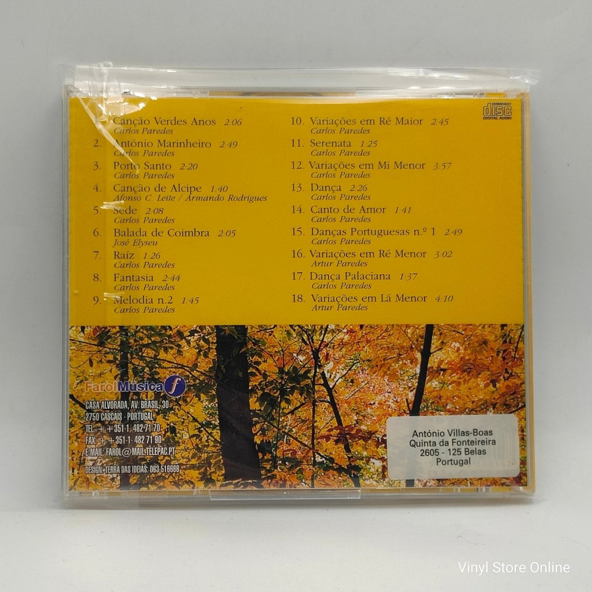 José Ferreira, Manuel Antunes ‎– Portuguese Guitar Guitarra Portuguesa - Vinyl Store Online