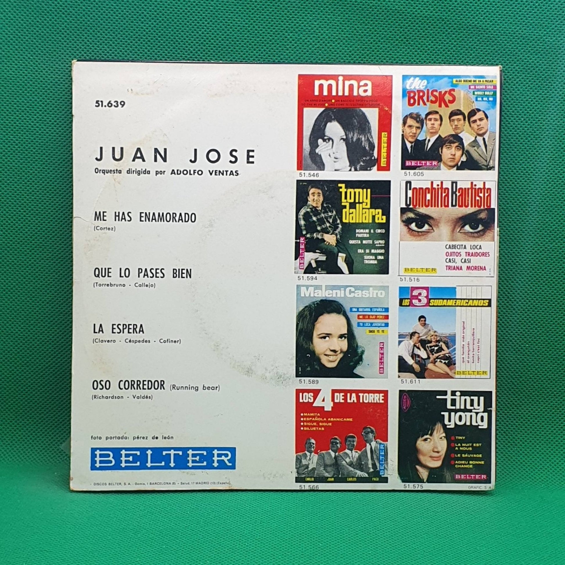Juan José ‎– Me Has Enamorado - Vinyl Store Online