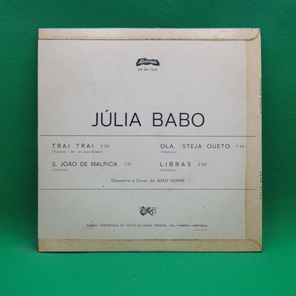 Júlia Babo ‎– Trai Trai - Vinyl Store Online