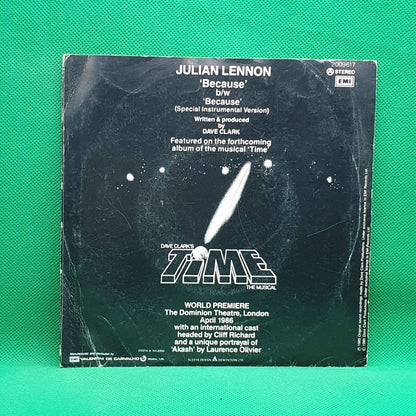 Julian Lennon ‎– Because - Vinyl Store Online
