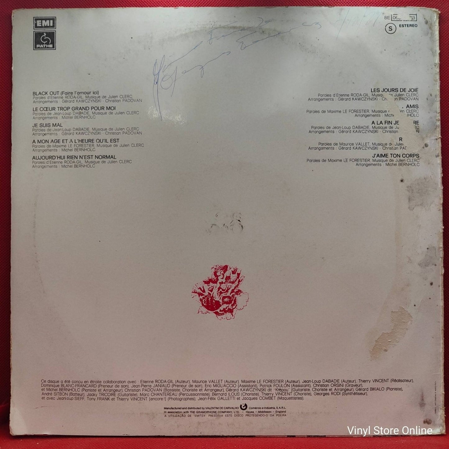 Julien Clerc ‎– Julien Clerc - Vinyl Store Online