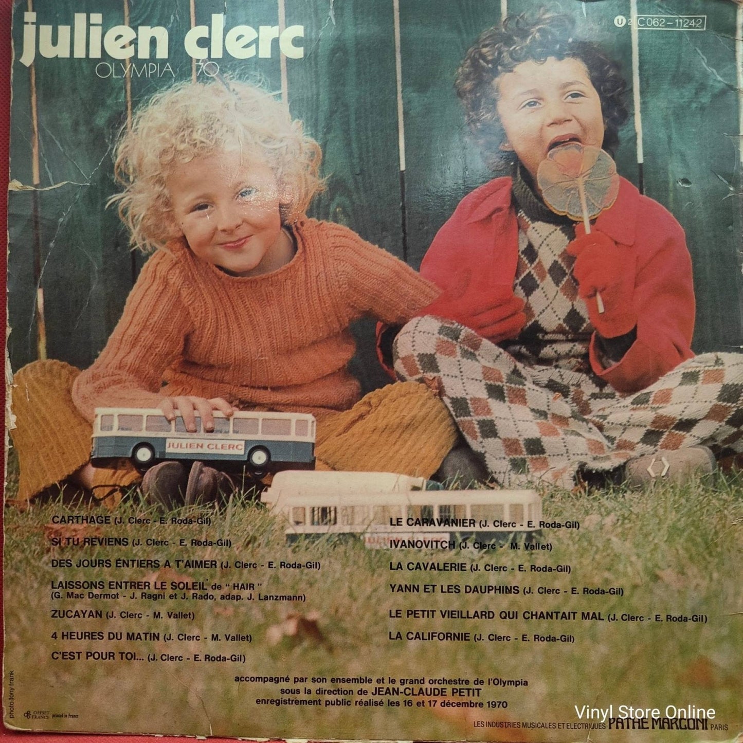 Julien Clerc ‎– Olympia 70 - Vinyl Store Online