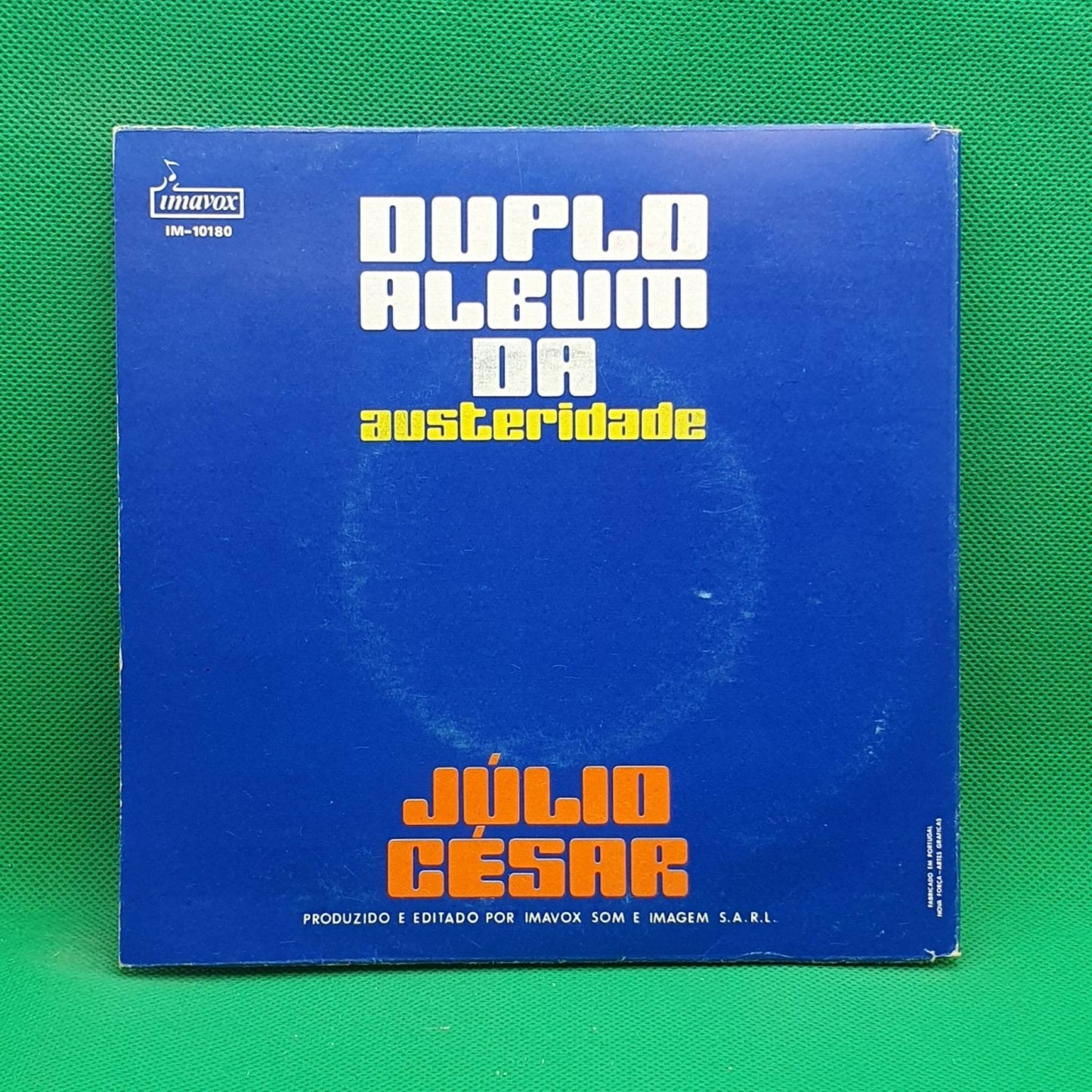 Júlio César ‎– Duplo Album Da Austeridade - Vinyl Store Online