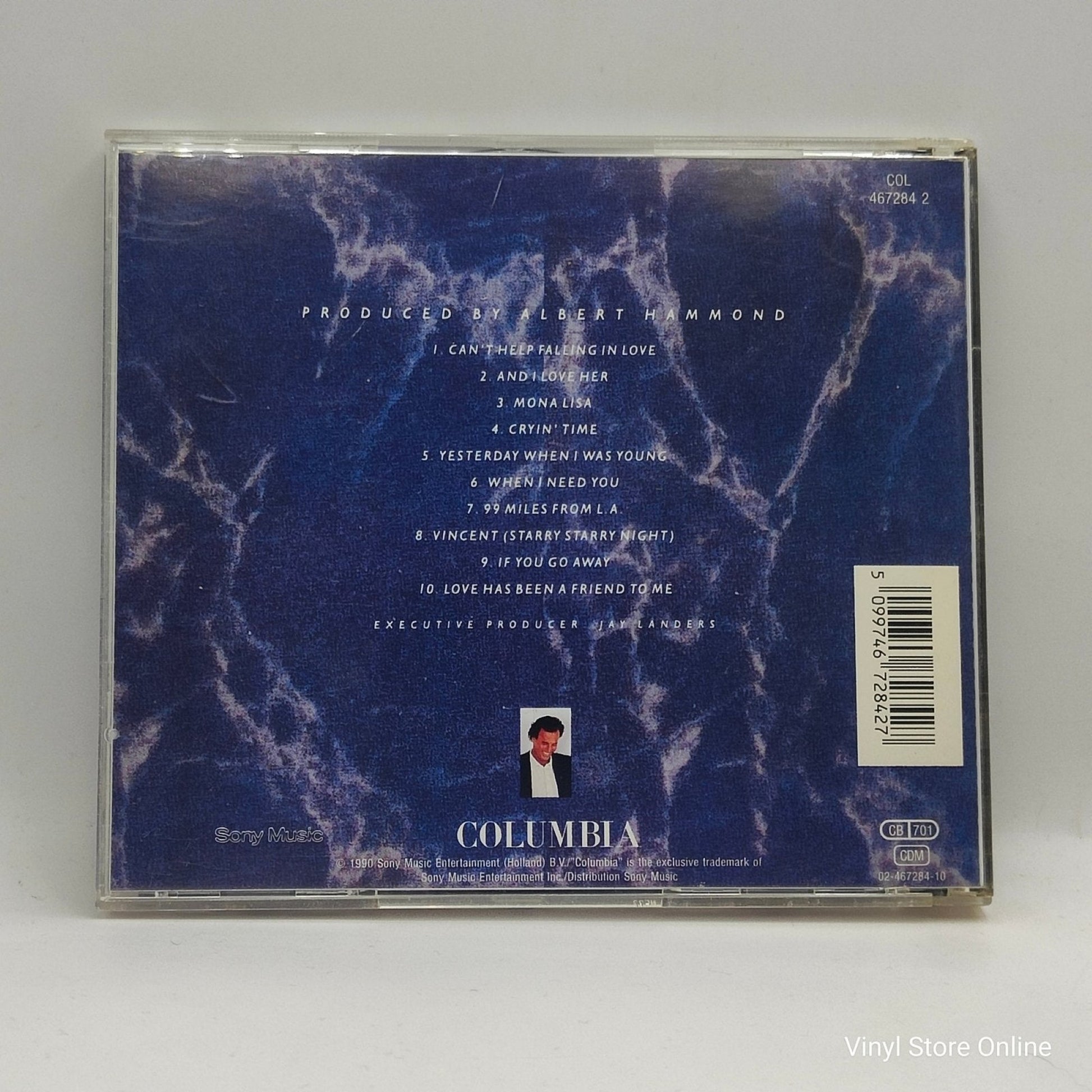 Julio Iglesias ‎– Starry Night - Vinyl Store Online