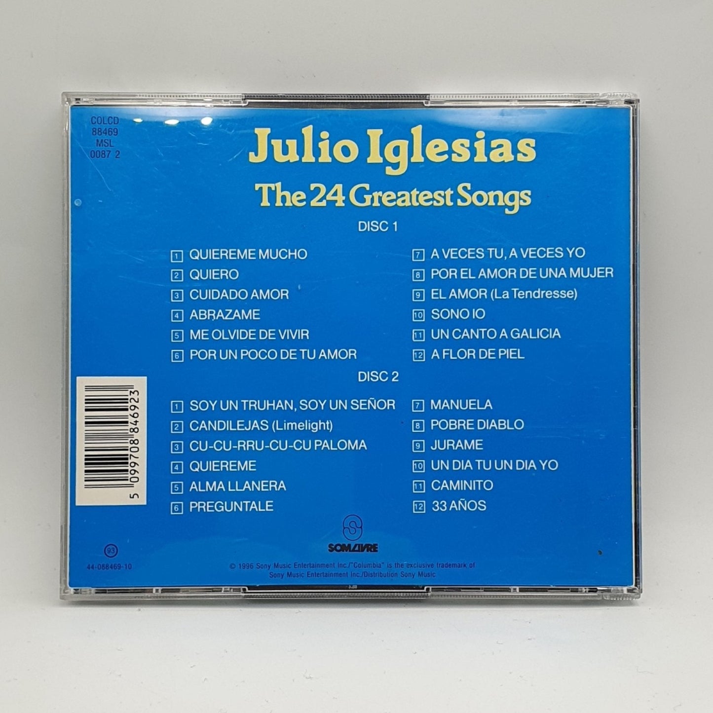 Julio Iglesias – The 24 Greatest Songs - Vinyl Store Online