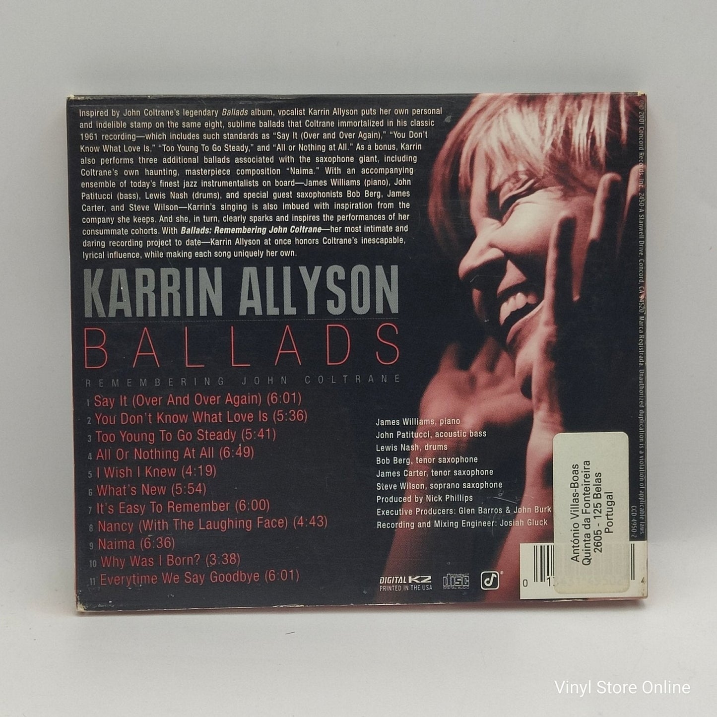 Karrin Allyson ‎– Ballads: Remembering John Coltrane - Vinyl Store Online