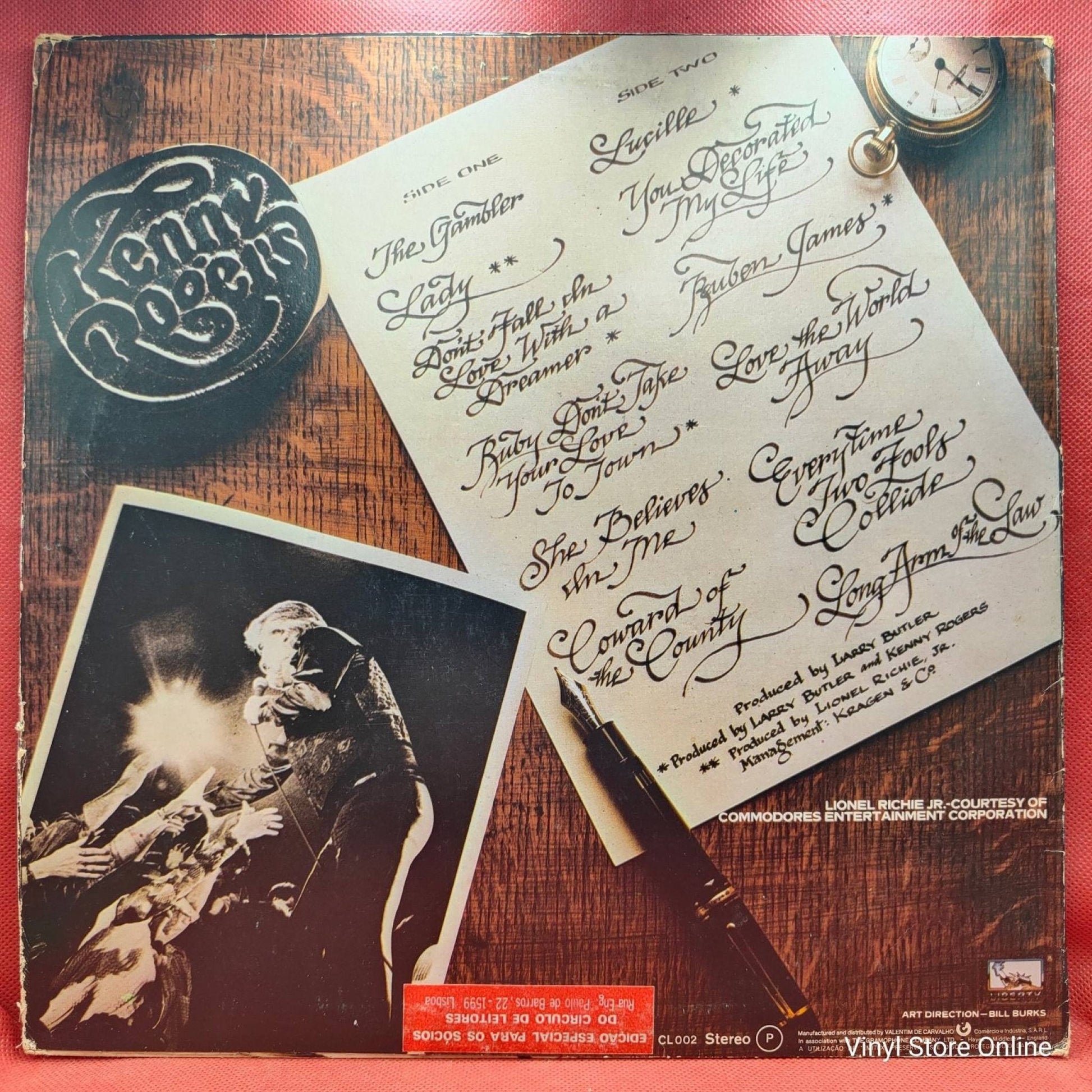 Kenny Rogers – Kenny Rogers' Greatest Hits - Vinyl Store Online