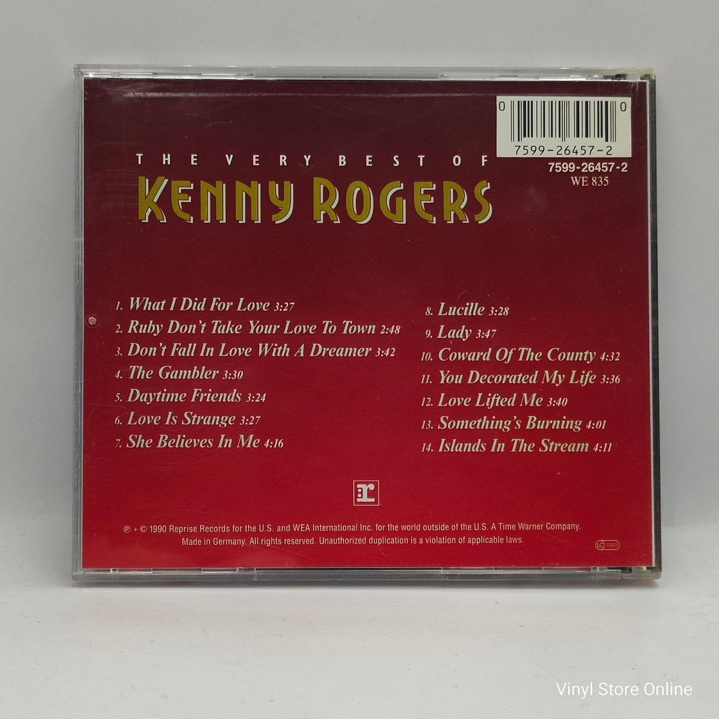Kenny Rogers ‎– The Very Best Of Kenny Rogers - Vinyl Store Online