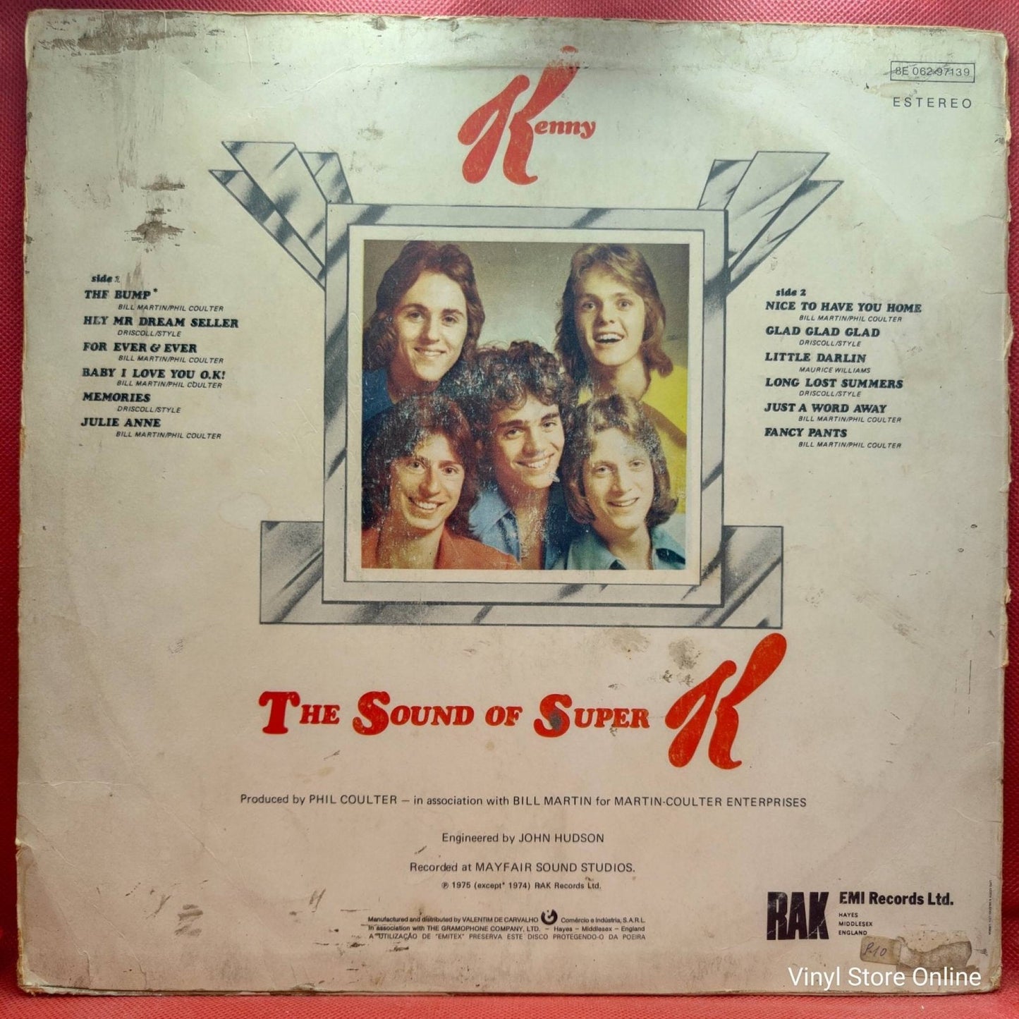 Kenny – The Sound Of Super K - Vinyl Store Online