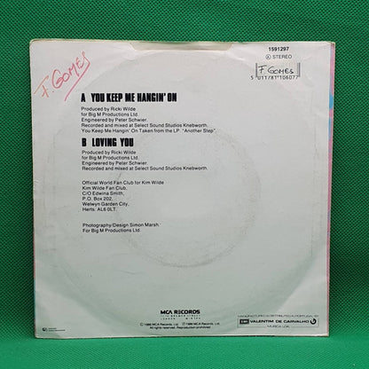 Kim Wilde ‎– You Keep Me Hangin' On - Vinyl Store Online