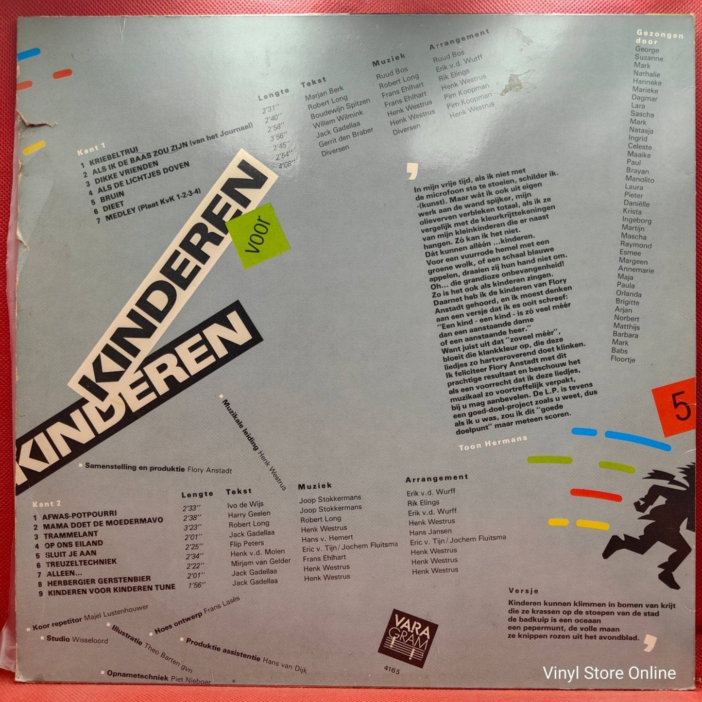 Kinderen voor Kinderen ‎– Kinderen Voor Kinderen 5 - Vinyl Store Online