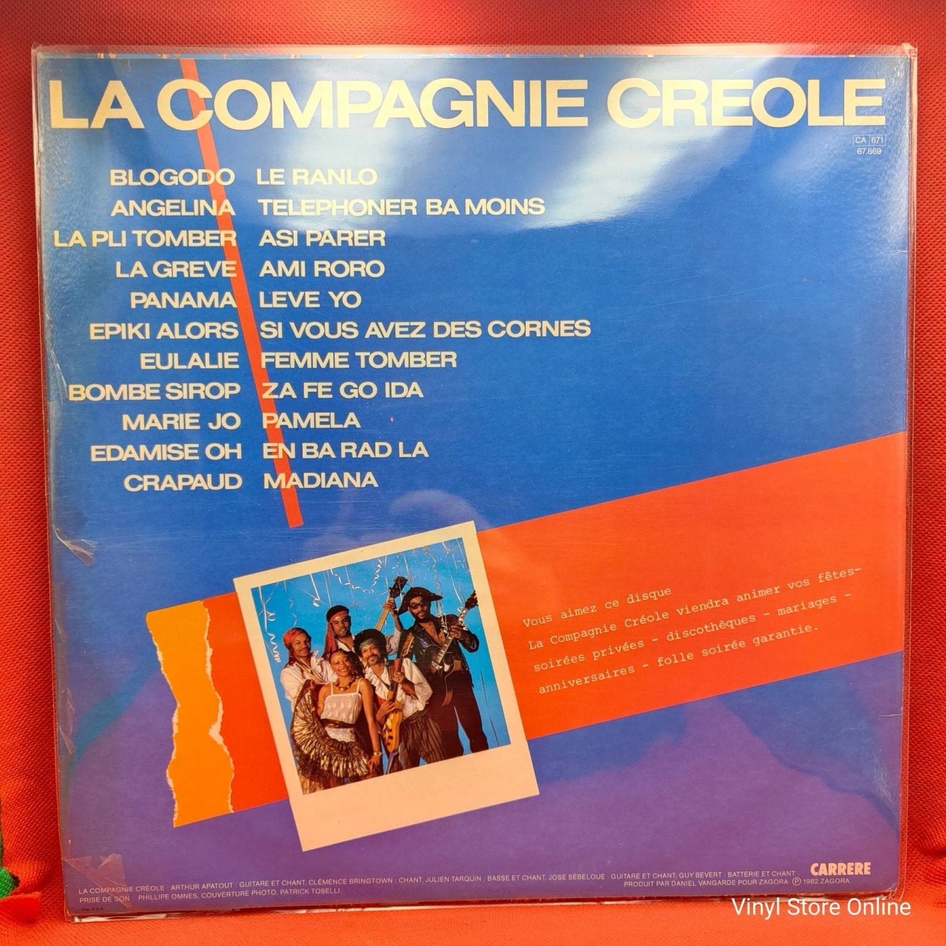 La Compagnie Créole ‎– Blogodo - Vinyl Store Online