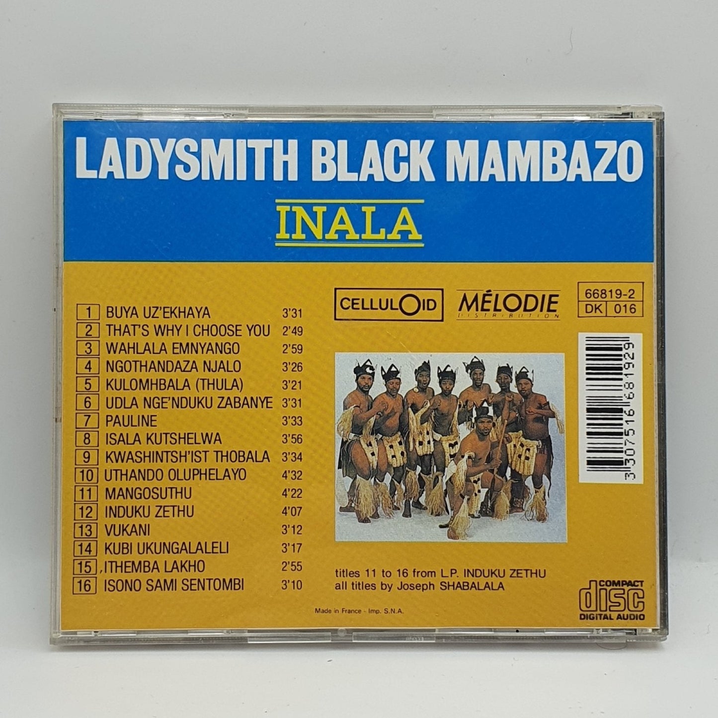 Ladysmith Black Mambazo ‎– Inala - Vinyl Store Online