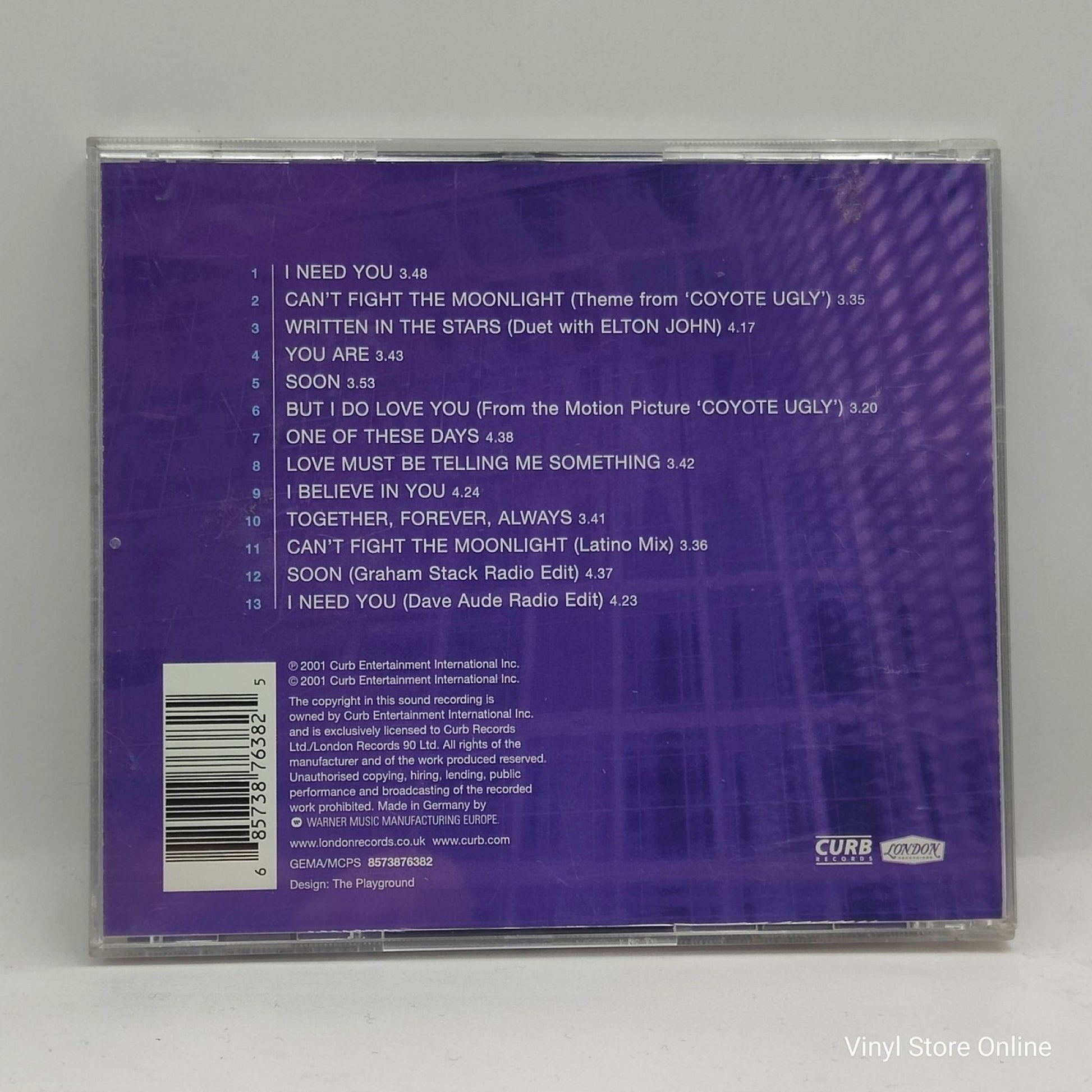 LeAnn Rimes ‎– I Need You - Vinyl Store Online