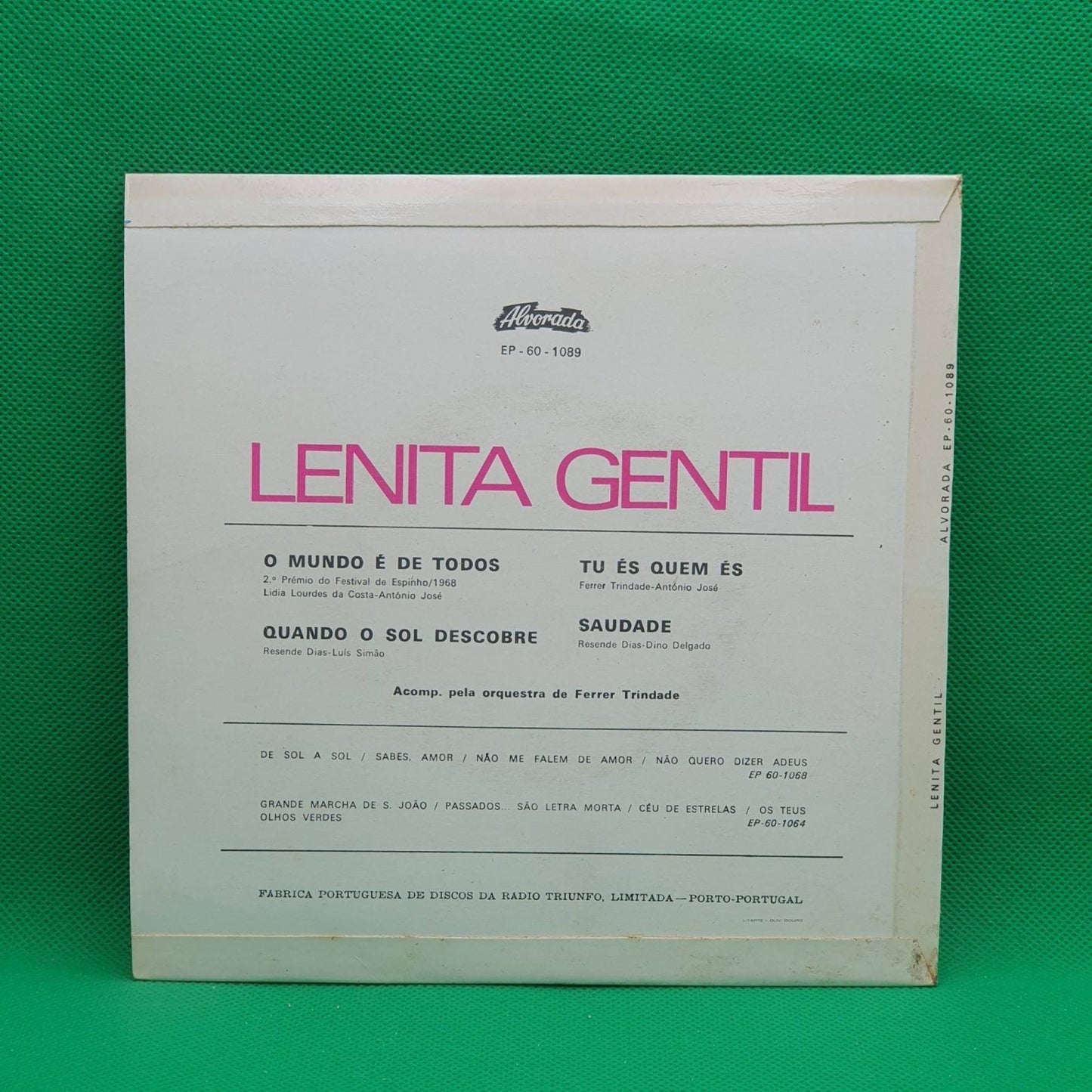 Lenita Gentil ‎– O Mundo É De Todos - Vinyl Store Online