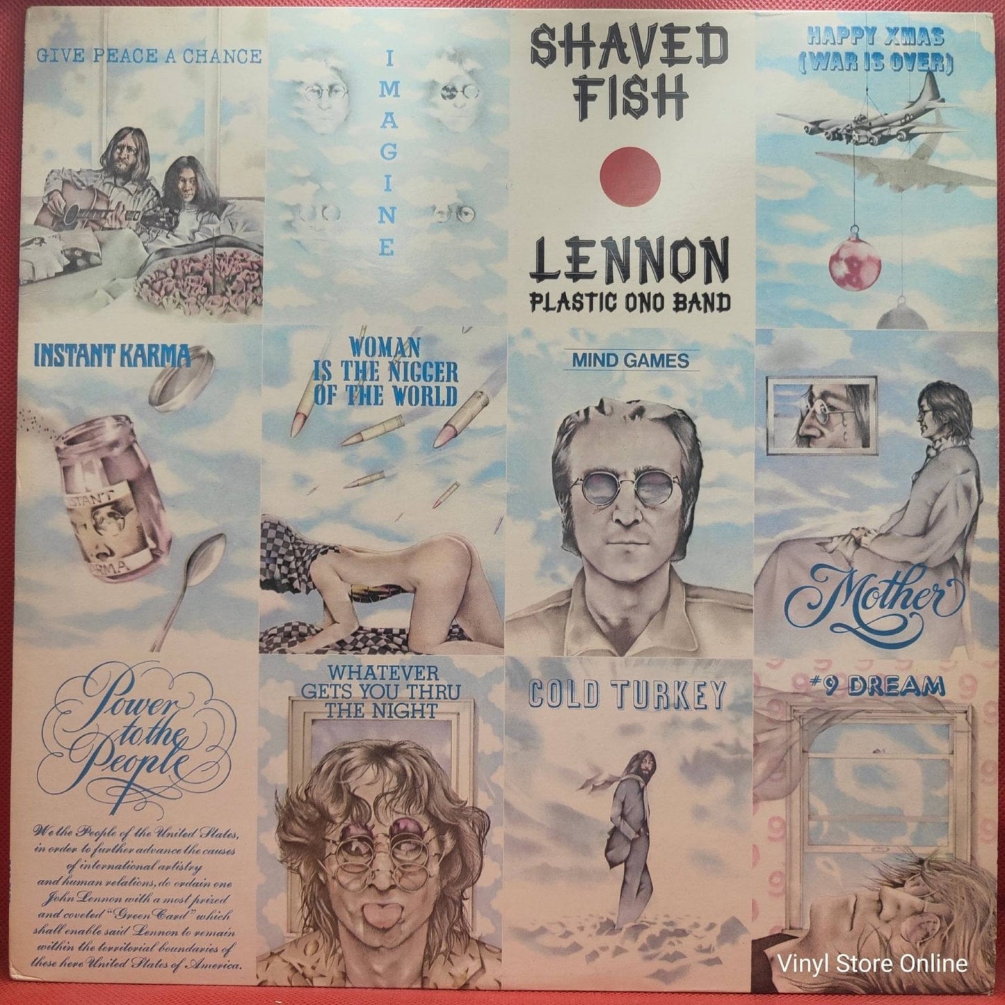 Lennon, Plastic Ono Band ‎– Shaved Fish - Vinyl Store Online